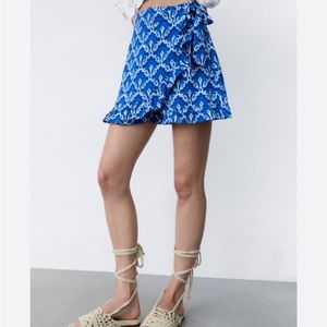 Zara Blue Skirt/Short